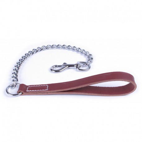 LAISSE CHAINE X-FORTE 24 , ROUGE HUNTER BRAND Laisses et colliers