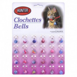 24 CLOCHES SUR CARTE,12MM,COULEUR ASSORT HUNTER BRAND Leashes And Collars