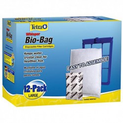 WHISPER Bio-Bag Lge 12 pack TETRA Masses filtrantes