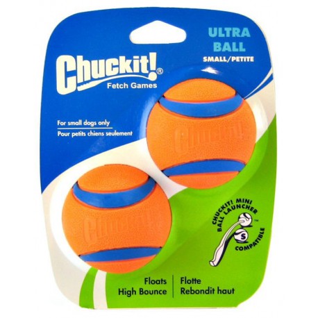 CHUCK IT! Balle Ultra Petite Paquet de 2 Compatible avec Lan CHUCK IT! Jouets