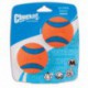 CHUCK IT! Balle Ultra Moyenne Paquet de 2 Compatible avec La CHUCK IT! Jouets