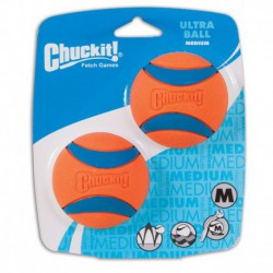 CHUCK IT! Balle Ultra Moyenne Paquet de 2 Compatib CHUCK IT! Toys