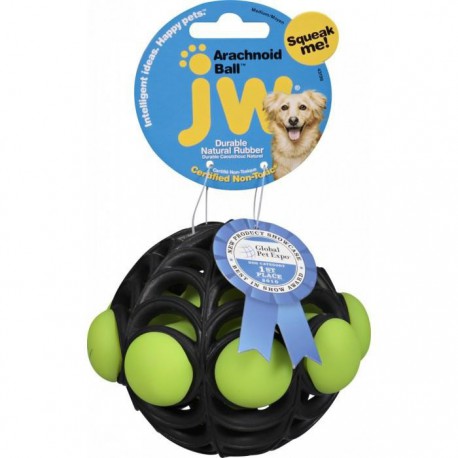 JW Caoutchouc Naturel Balle Arachnoid Moyenne JW PET PRODUCTS Jouets