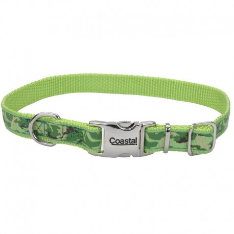 RIBBON COLLIER AJUST. 5/8 x 8-12 LCF COASTAL Leashes And Collars