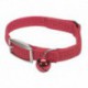 COLLIER CHAT SASSY CLOCHE 3/8X8 ROUGE COASTAL Leashes And Collars