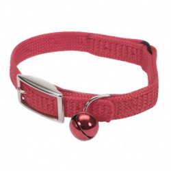 COLLIER CHAT SASSY CLOCHE 3/8X8 ROUGE COASTAL Leashes And Collars