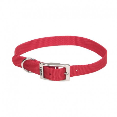 COLLIER NYLON WEB 3/4x18 RED COASTAL Leashes And Collars