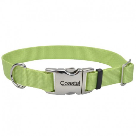 COLLIER NYL BOUCLE MÉTAL 1x18-26 LIM COASTAL Leashes And Collars