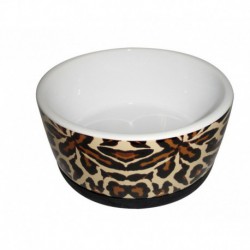 PS Safari Ceramic Dog Bowl 6.5in BURGHAM Bols Eau Et Nourriture
