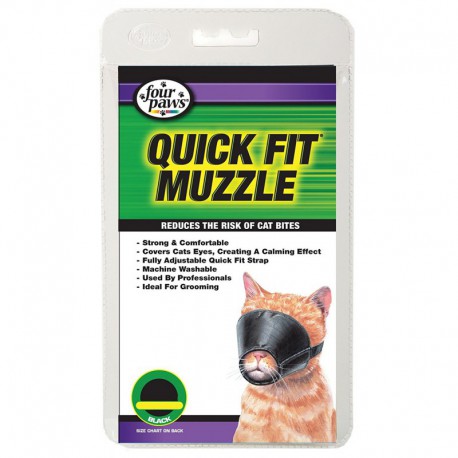 FP Quick Fit Cat Muzzle Md FOUR PAWS Laisses Et Colliers
