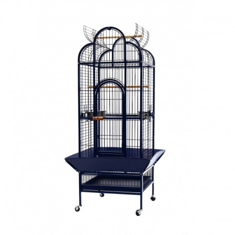 OISEAUX CAGE CON/PERROQ. 31X31X65 GRIS DAYANG Cages Equipées