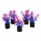 UT 5Pk Mini Plant Violet UNDERWATER TREASURES Plantes artificielles