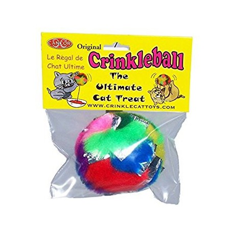 BURGHAM Crinkle Ball 2.5in 1/pk BURGHAM Toys