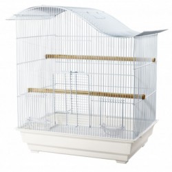 CAGE PERRUCHE SOPHORA 20X16X24 BLANC DAYANG Equipped Cages
