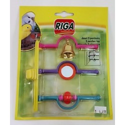Riga jouet oiseaux 3 perchoirs RIGA Toys