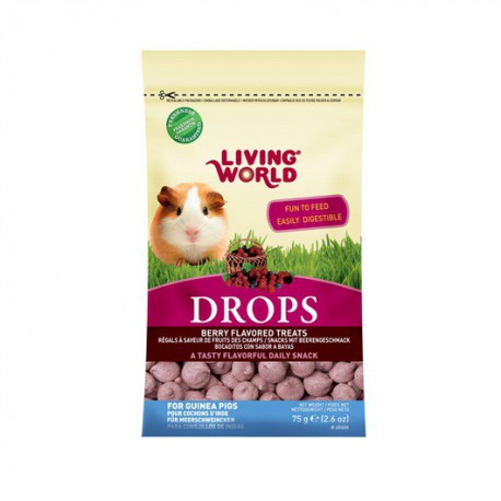 Régals - Drops - LW Cobayes (Baies)75G-V LIVING WORLD Treats