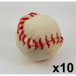Cuir-Baseball blanc 3 1/4  (Lacets couleur) (10 YAMAS Leather Bones