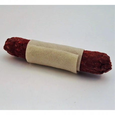 Hot dog Munchie 2.5'' Leather Bones