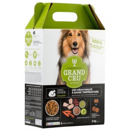 CANISOURCE GRAND CRU CHIEN DINDE SANS GRAINS 2KG CANISOURCE Nourritures Sèches