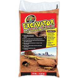 Excavator Clay Burrowing Substrate10 LB ZOOMED Sand, Substrate, Litter