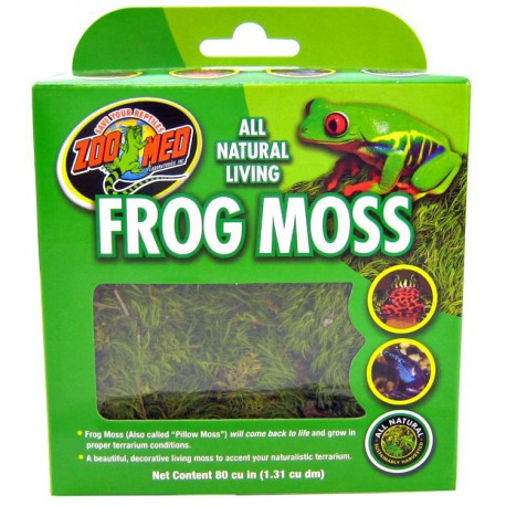 All Natural Frog Moss (80 Cu In) ZOOMED Sables,Substrats,Litières