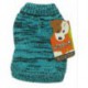 DQ Marled Teal Sweater - 12in DOGGIE-Q Lingerie