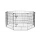 BUDZ CHIEN ENCLOS AVEC PORTE 24 X24 8 SECTIONS BUDZ Cages