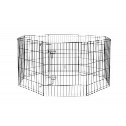 BUDZ CHIEN ENCLOS AVEC PORTE 24 X24 8 SECTIONS BUDZ Cages