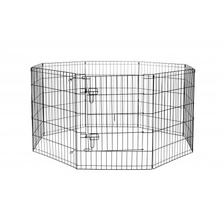 BUDZ CHIEN ENCLOS AVEC PORTE 24 X24 8 SECTIONS BUDZ Cages