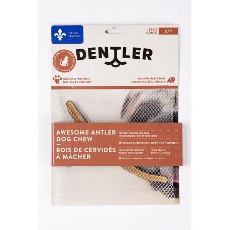 DENTLER BOIS CERVIDES SPLIT JAMBON ERABLE PETIT (CS20) DENTLER Smoked Bones