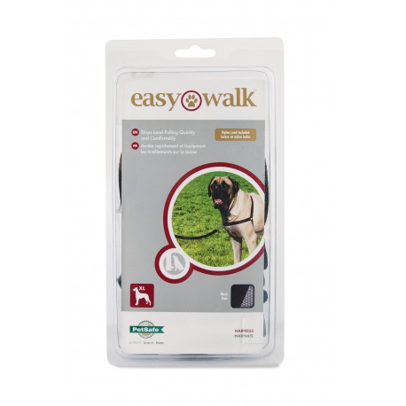 PETSAFE EASY WALK CHIEN HARNAIS EXTRA GRAND NOIR PETSAFE Laisses Et Colliers