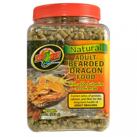 Natural Bearded Dragon Food (Adult)10 OZ Nourritures