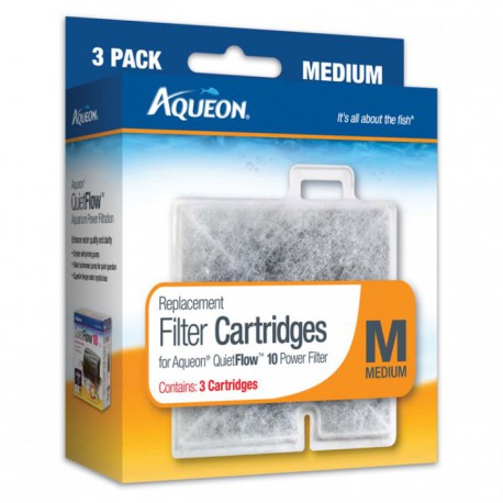 Aqueon Filter Cartridge Medium 3 pk AQUEON Masses filtrantes