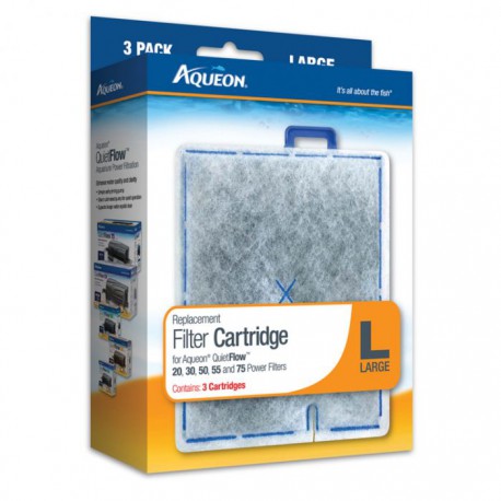 Aqueon Filter Cartride Large 3 pk AQUEON Filtering media