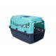 TRANSPORTEUR GISPY PORTE PLASTIQUE, MENTHE, GRAND 58x38x38cm BERGAMO Transporteurs