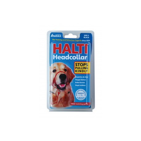 HALTI Headcollar Size3/BK HALTI Laisses et colliers