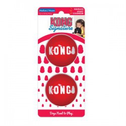 KONG Signature Balls 2-Pack Medium KONG Jouets