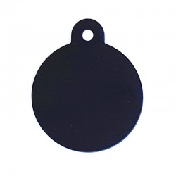 Médaille cercle petit noir
