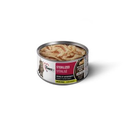 STERILISE - Poulet effiloche (adulte)0,085 Kg 1ST CHOICE Canned Food