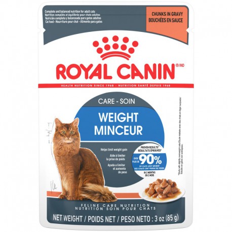 Ultra Light/ Ultra LegerCHUNKS IN GRAVY / MORCEAUX EN SAUCE  ROYAL CANIN Canned Food