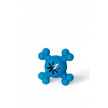 BUD Z CHIEN JOUET CAOUTCHOUC CENTRE PERFORE PETIT 3,5 BLEU BUDZ Jouets