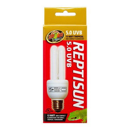 ReptiSun 5.0 Compact Fluorescent (Mini)13W  Solutions d'éclairage