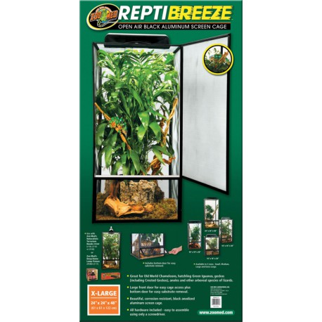 ReptiBreeze Alum Scrn Cg (24 x24 x48 )XL  Vivariums