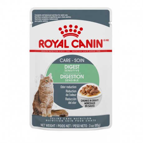 Digest Sensitive / Digestion SensibleCHUNKS IN GRAVY / MORCE ROYAL CANIN Nourritures en conserve