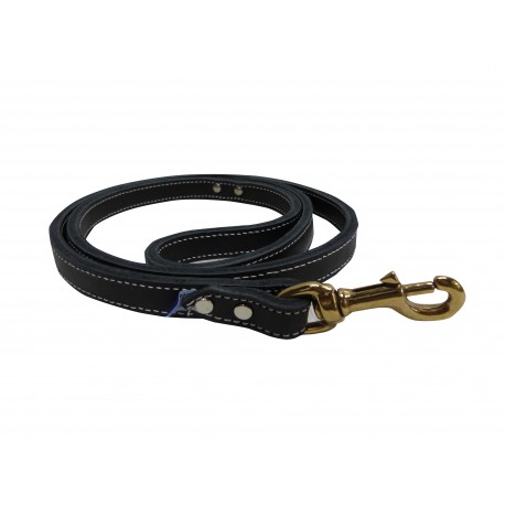 LAISSE DOUBLE 3/4 X48  NOIR ARIZONA Leashes And Collars