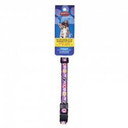 COLLIER SEC.CHAT 3/8 X8-11 MAUVE/PATTES HUNTER BRAND Leashes And Collars