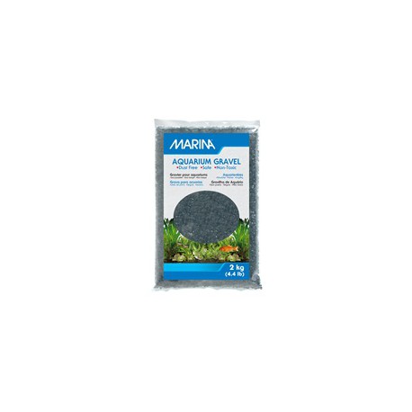 Gravier decoratif Marina, Noir, 2 Kg-V MARINA Aquarium gravel