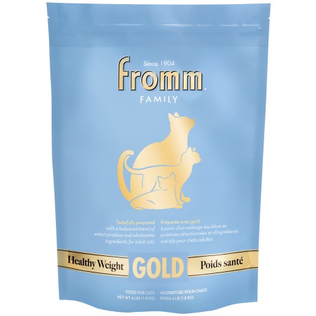 FROMM CHAT Gold Poids-SantÃ© 4 lb/1.8 kg FROMM Nourritures sèche