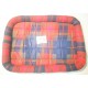 Medium Plaid Fleece Rolled Edge  Beds, Cushions, Baskets