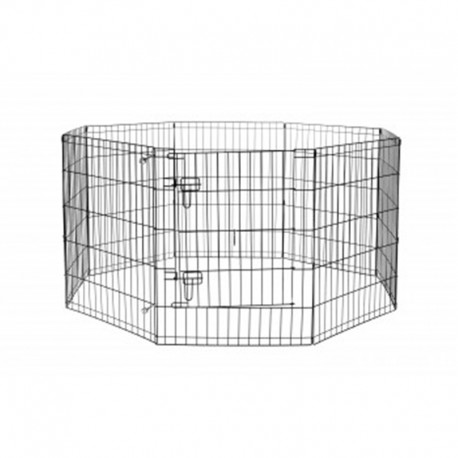 BUDZ CHIEN ENCLOS AVEC PORTE 24 X48 8 SECTIONS BUDZ Cages